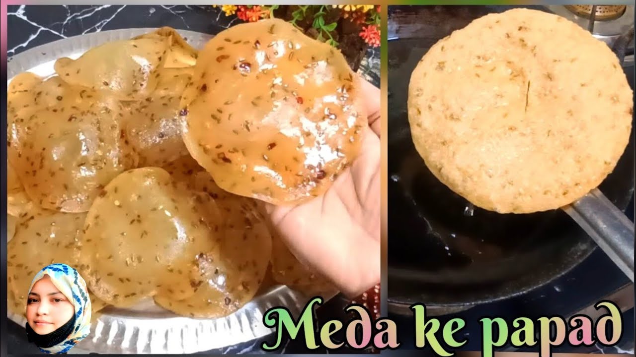 बिना टूटे बिना फटे 2 कप मैदा से बनाएं ढेर सारे पापड़🔥 l maida ke crispy papad banane ka asan tarika 