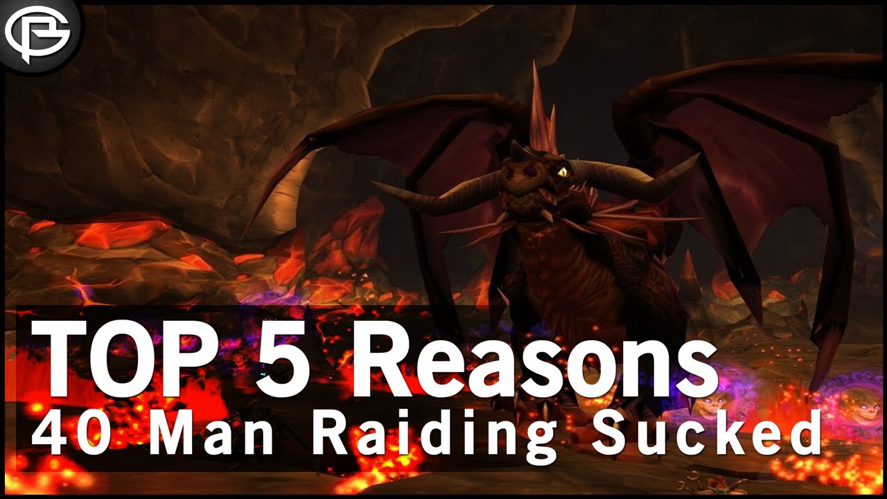 Top 5 Reasons 40 Man Raiding Sucked WoW