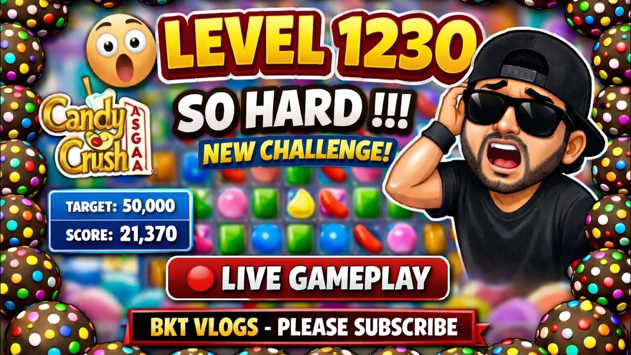 Candy Crush Saga 🔥 Impossible Level Clear | Last Move Win Move Se Jeet 😳 Candy Crush Saga Must Watch