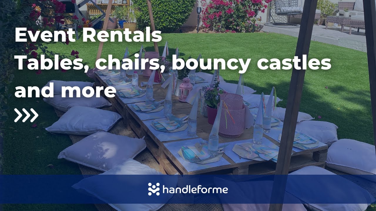 Party and Event Rentals by Handleforme