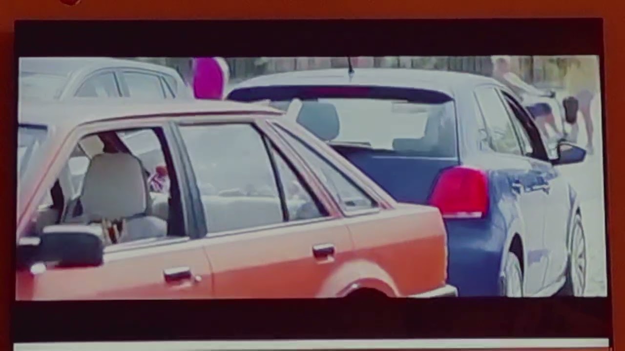 Funny Snapchat filter on a movie trailer