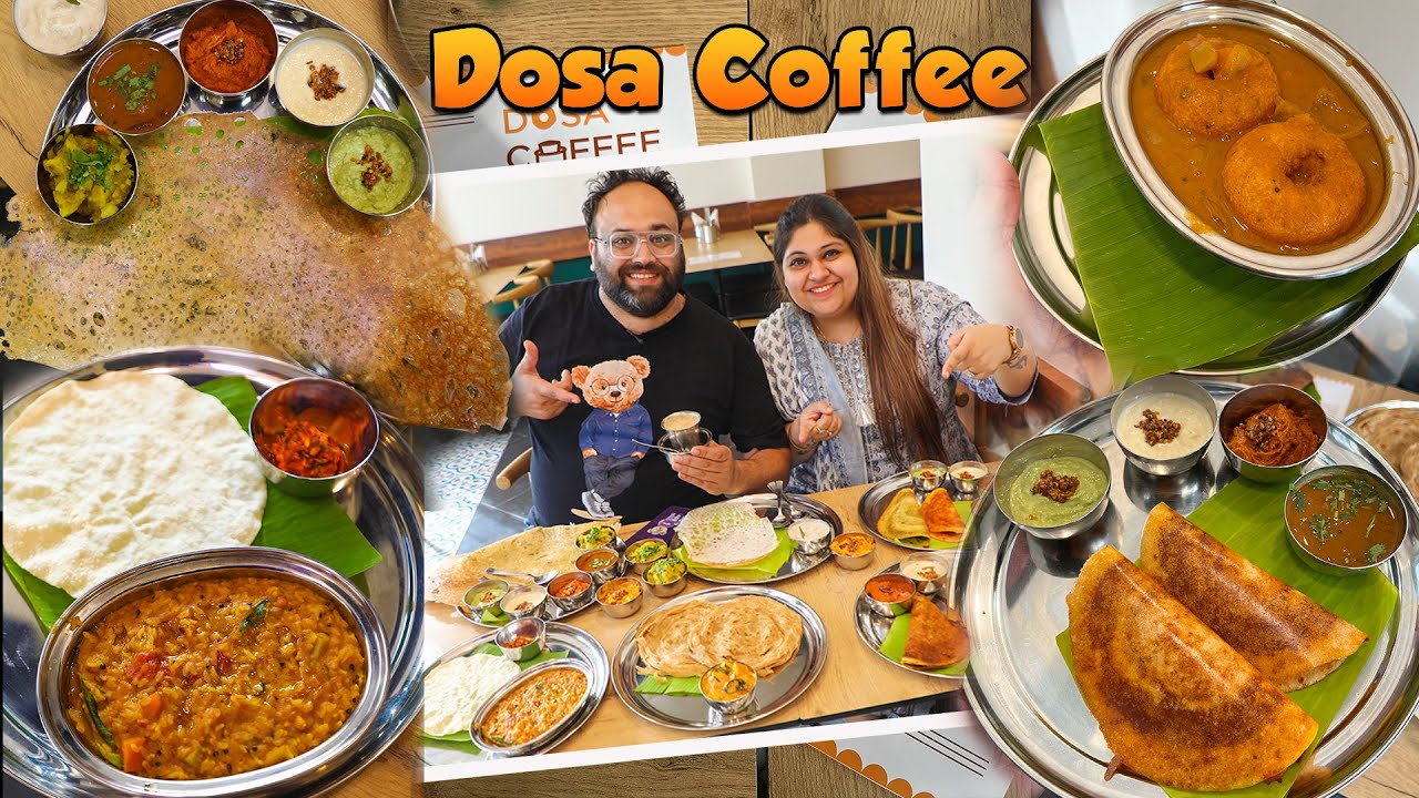 Automatic Vada, Karampodi Dosa & More | Dosa Coffee | Noida