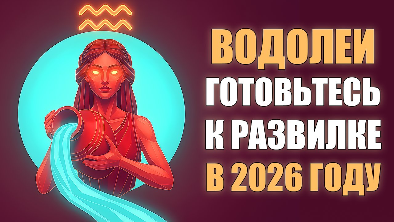 ВОДОЛЕЙ ♒️ В 2026 откроются все двери! Когда можно всё, а когда категорически нельзя? Гороскоп