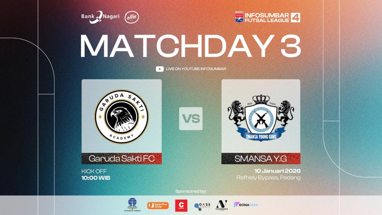 ISFL 2026 Matchday 3 - Garuda Sakti vs Smansa Young Guns