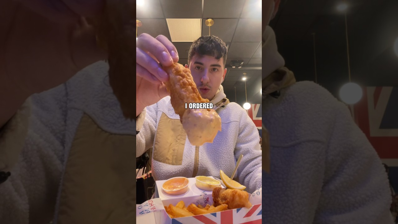 Пробуем рыбу и чипсы от Гордона Рамзи! 👀🔥 #рыбаичипсы