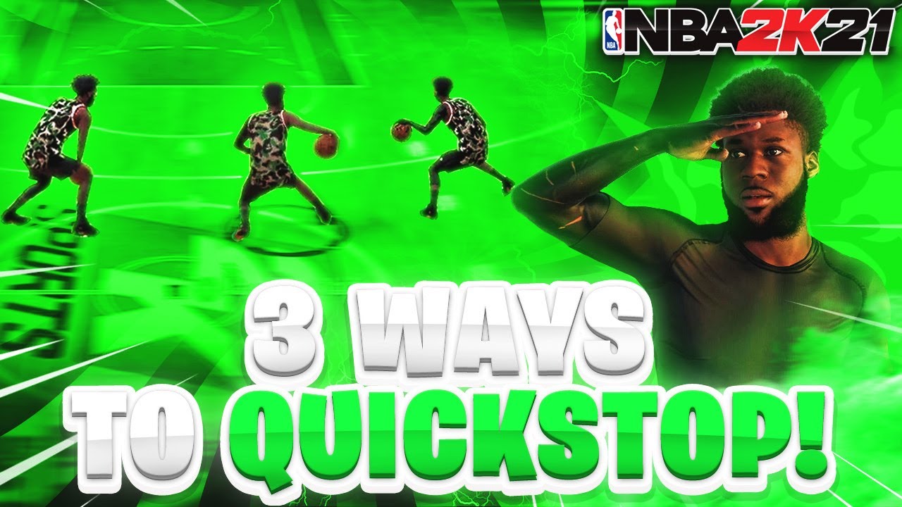 How To Quickstop 3 WAYS In NBA 2K21! How To QUICKSTOP The RIGHT Way! Dribble Tutorial With Handcam!