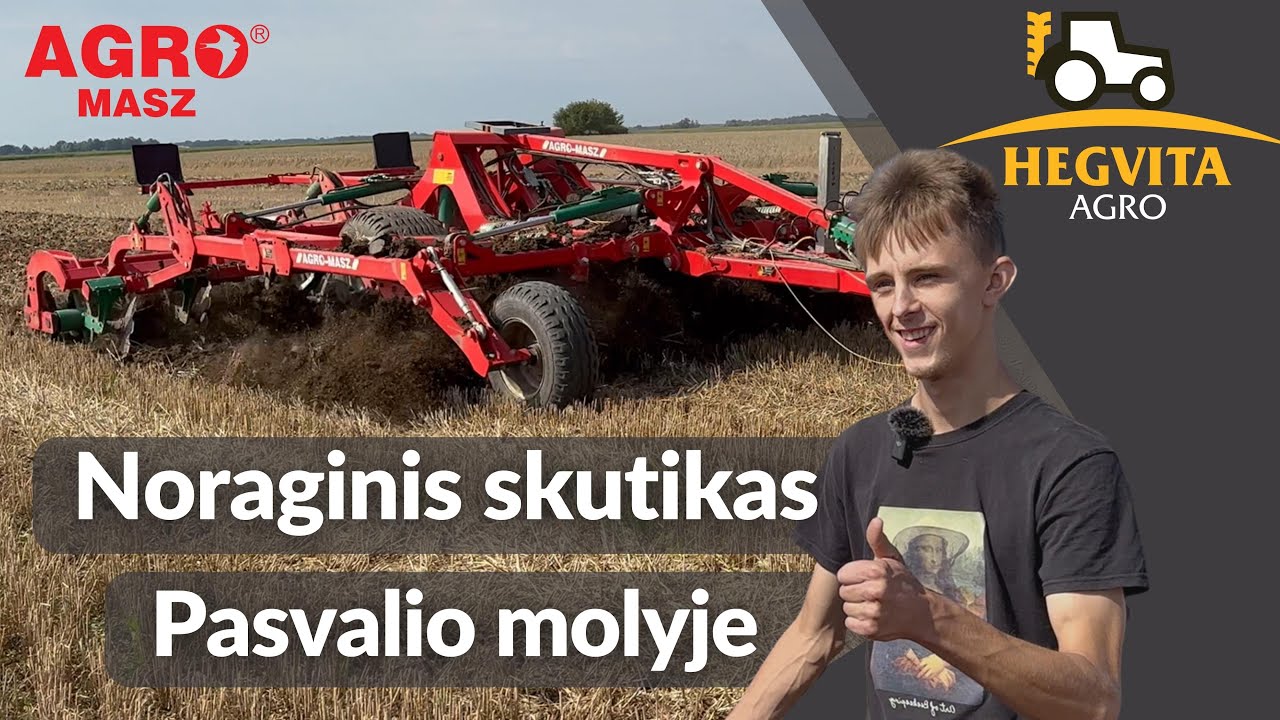 Lenkiškas skutikas atlaiko Pasvalio molį || Agro-Masz RUNNER X4