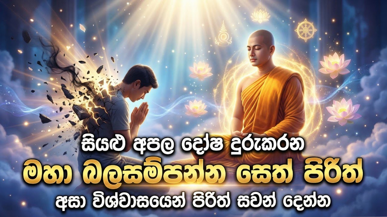 seth pirith (සෙත් පිරිත්) sinhala - සියලු දෝශයන් නසන සෙත් පිරිත් දේශනාව #pirith