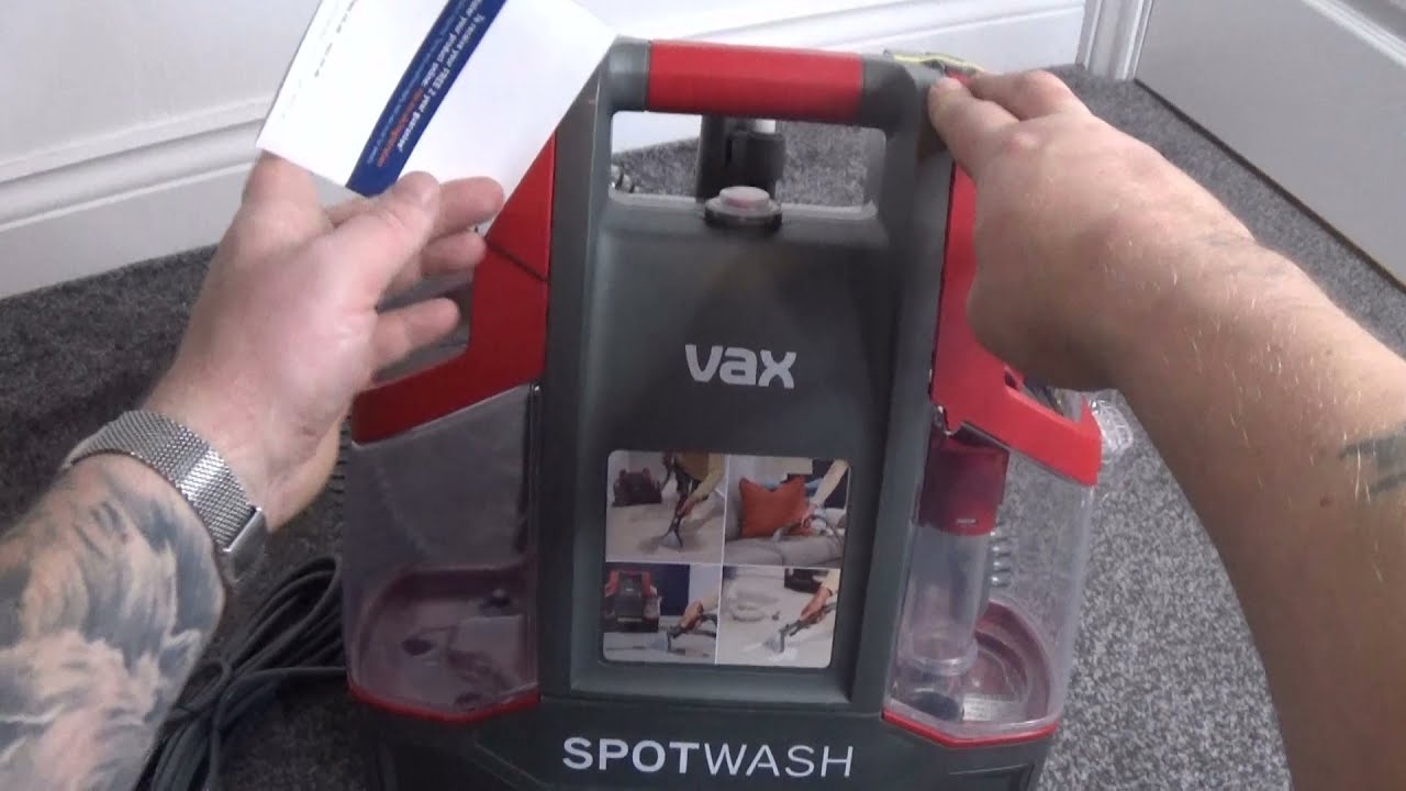 Vax CDCW-CSXS SpotWash Spot Cleaner Review and Demonstration