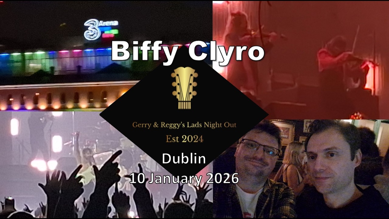 Biffy Clyro Dublin 2026, Gerry & Reggy's Lads Night Out