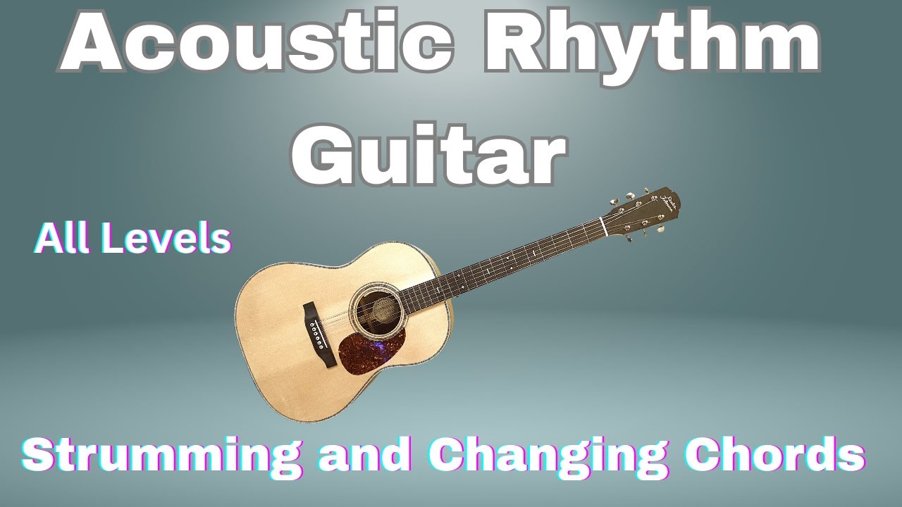 Акустическая ритм-гитара, перебор и смена аккордов.