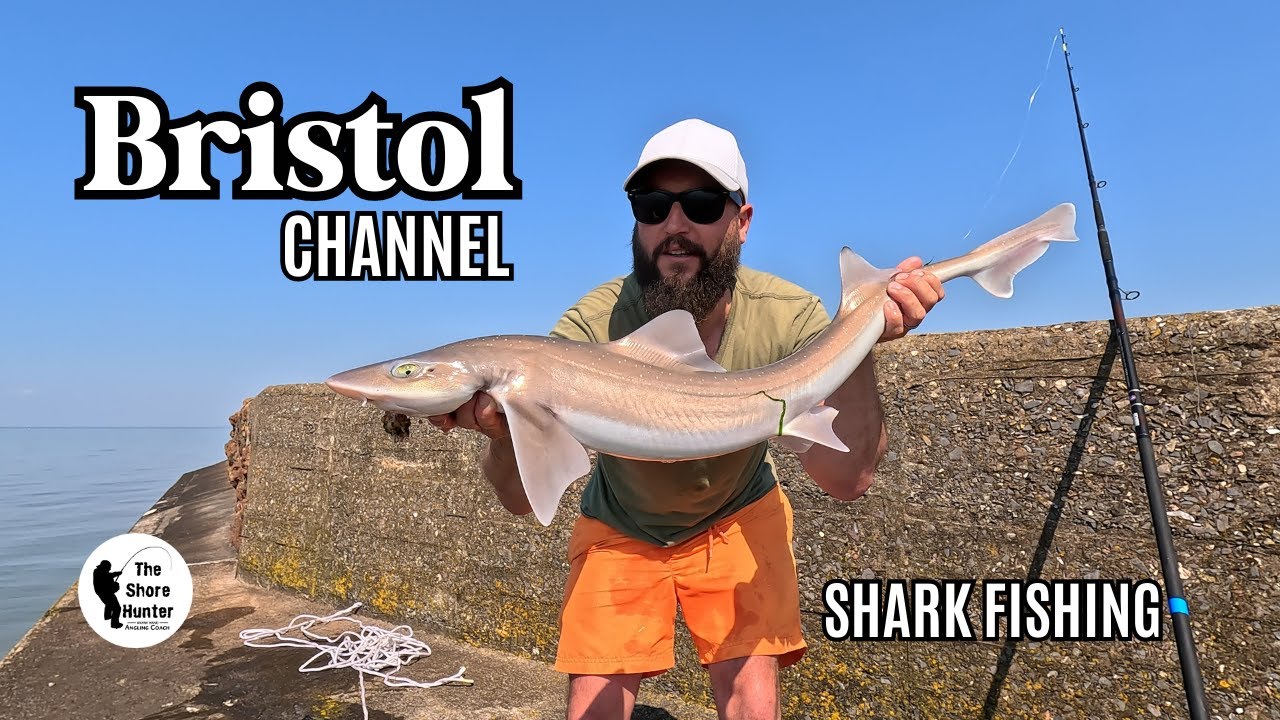 UK Beach Fishing, The Shore Hunter. Wayne Hand. Bristol Channel 4K Drone Fishing