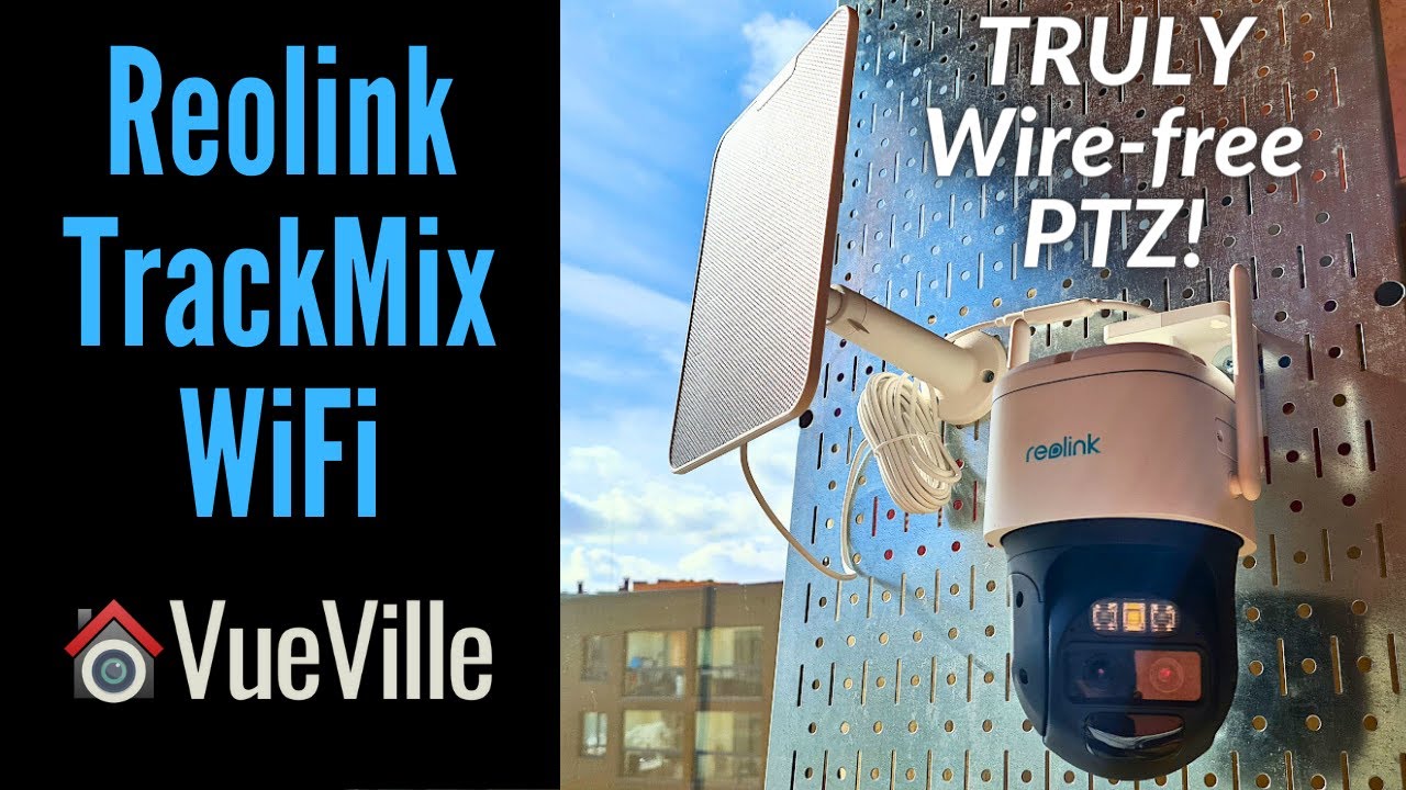 A truly wire-free 4MP PTZ camera - Reolink TrackMix Wi-Fi (Battery version with Solar Panel 2)