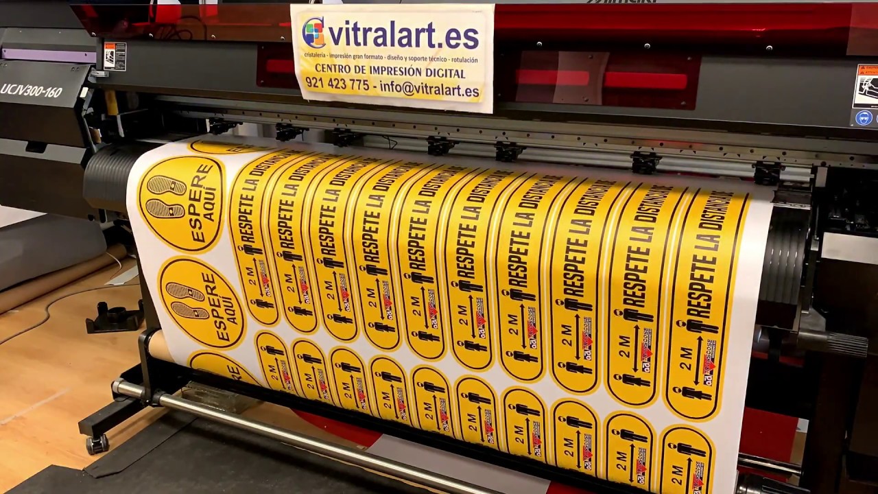 Vinilos para suelo Prevención covid-19