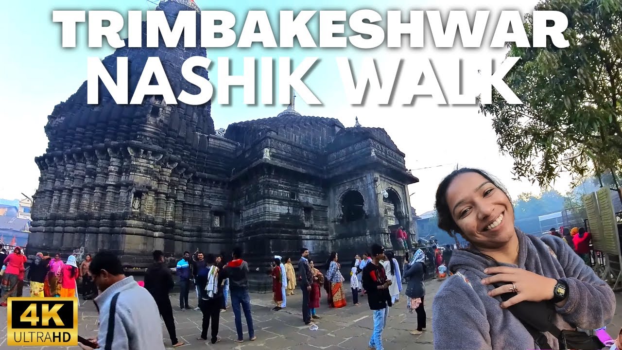 Exciting Walk HINDU PILGRIMAGE Trimbakeshwar Temple, Nashik, Maharashtra 4K