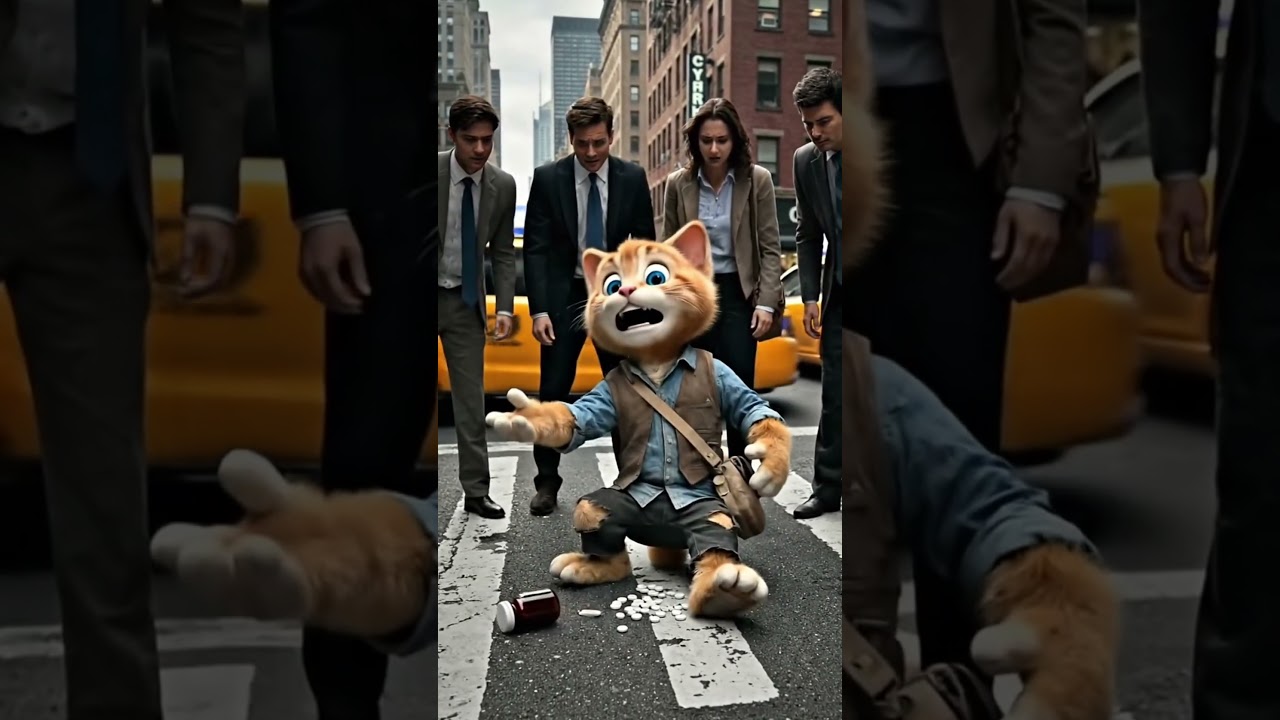 Eli Helps Milo After an Accident 🐱🐘 | AI Animal Rescue Story | Emotional Shorts