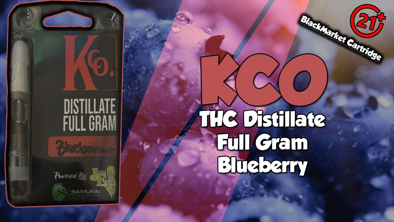 KCO   blueberry distillate cart review