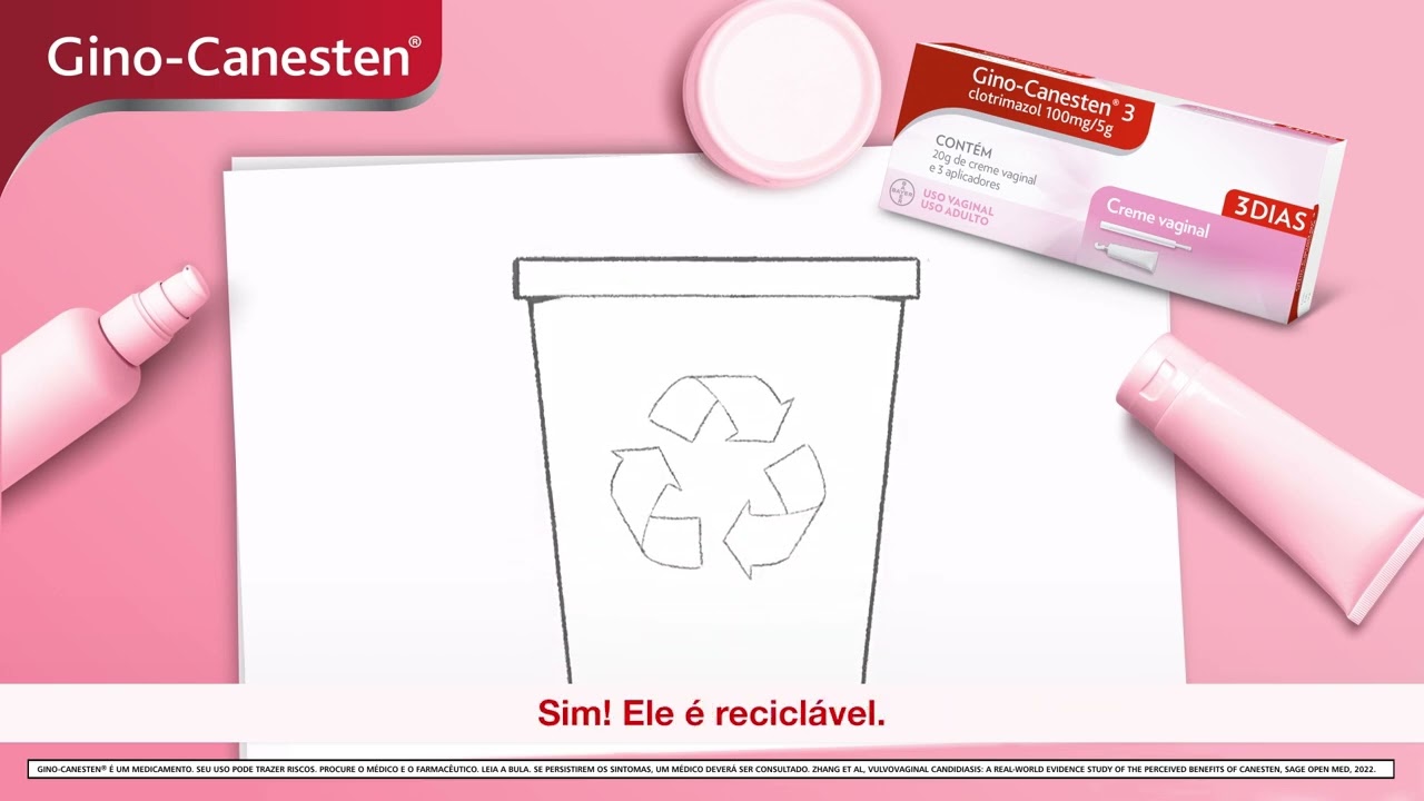 Gino-Canesten® Creme de 3 aplicações Tratamento da Candidíase | Como usar?