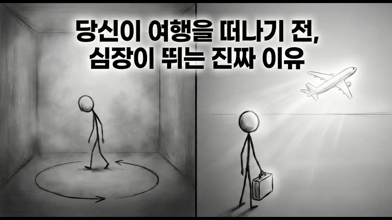 당신이 여행을 떠나기 전, 심장이 뛰는 진짜 이유: 익숙한 감옥에서 탈출하는 순간의 심리학