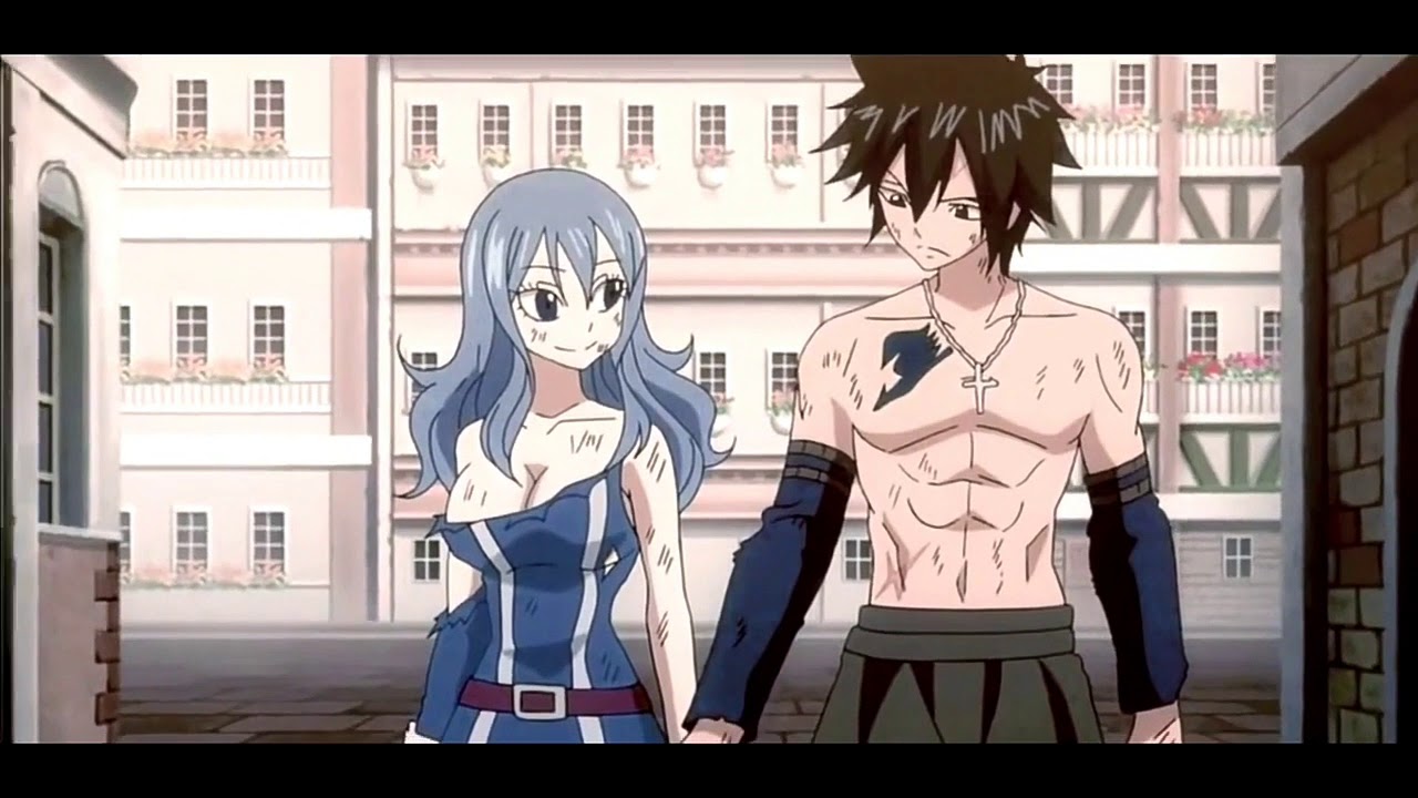 Аниме клип Грей и Дождия 