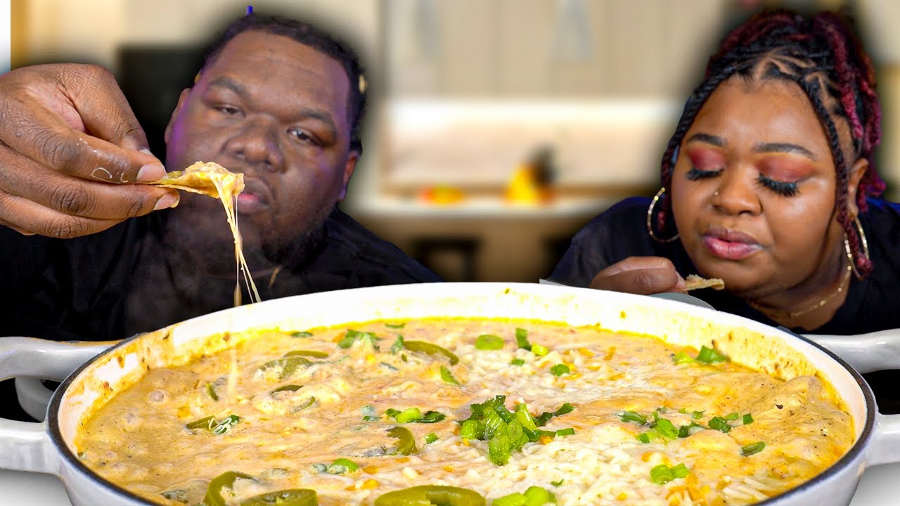 HOT, CHEESY ROTEL DIP MUKBANG!! |M HASHTAG THE CANNONS | EATING SHOW