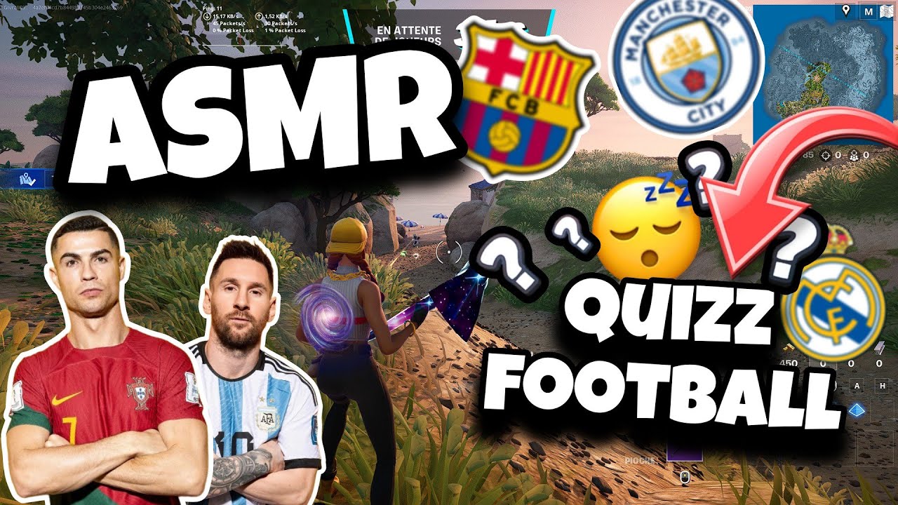 ASMR Français • QUIZZ FOOTBALL ⚽😴 (Chuchotements très puissants et triggers 💫)