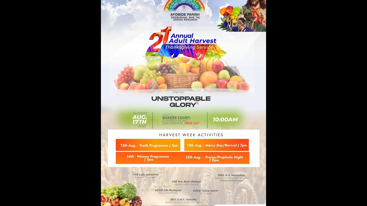 CCC AYOMIDE PARISH HARVEST 2025