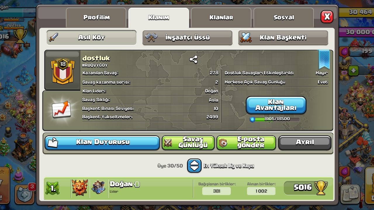 Tam Gaz Devam 2.Seri Klan Savaşları (Clash of Clans)
