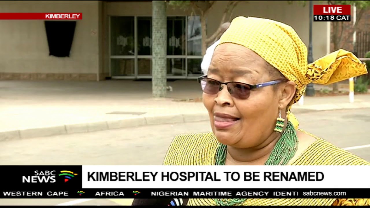N Cape Premier on Kimberley Hospital renaming