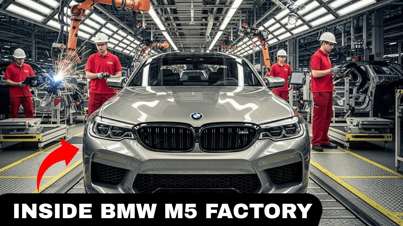 Inside Germany’s BMW M5 Factory — Complete Car Manufacturing Process