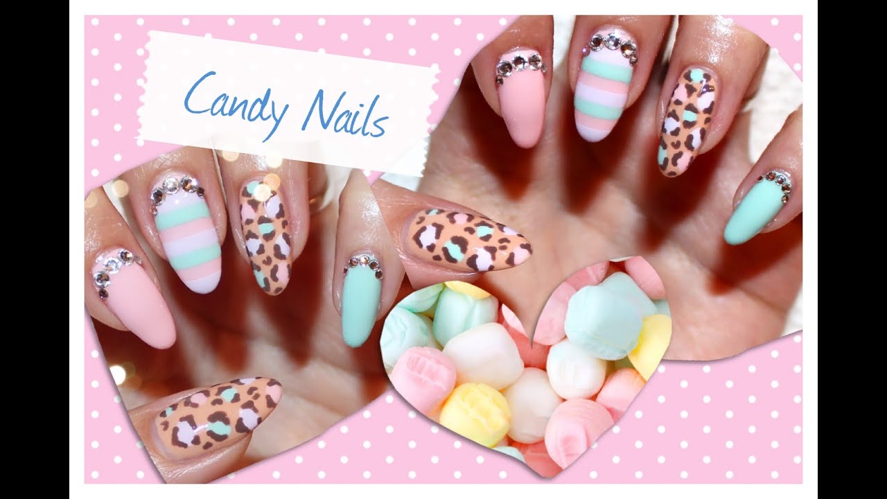 Pastel Candy Nails - Kirakiranail