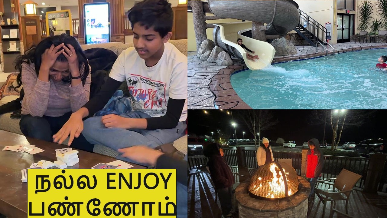 கிளம்பியாச்சு Final night of our Trip~ A beautiful night spent at Gatlinburg~ Family Traveler VLOG