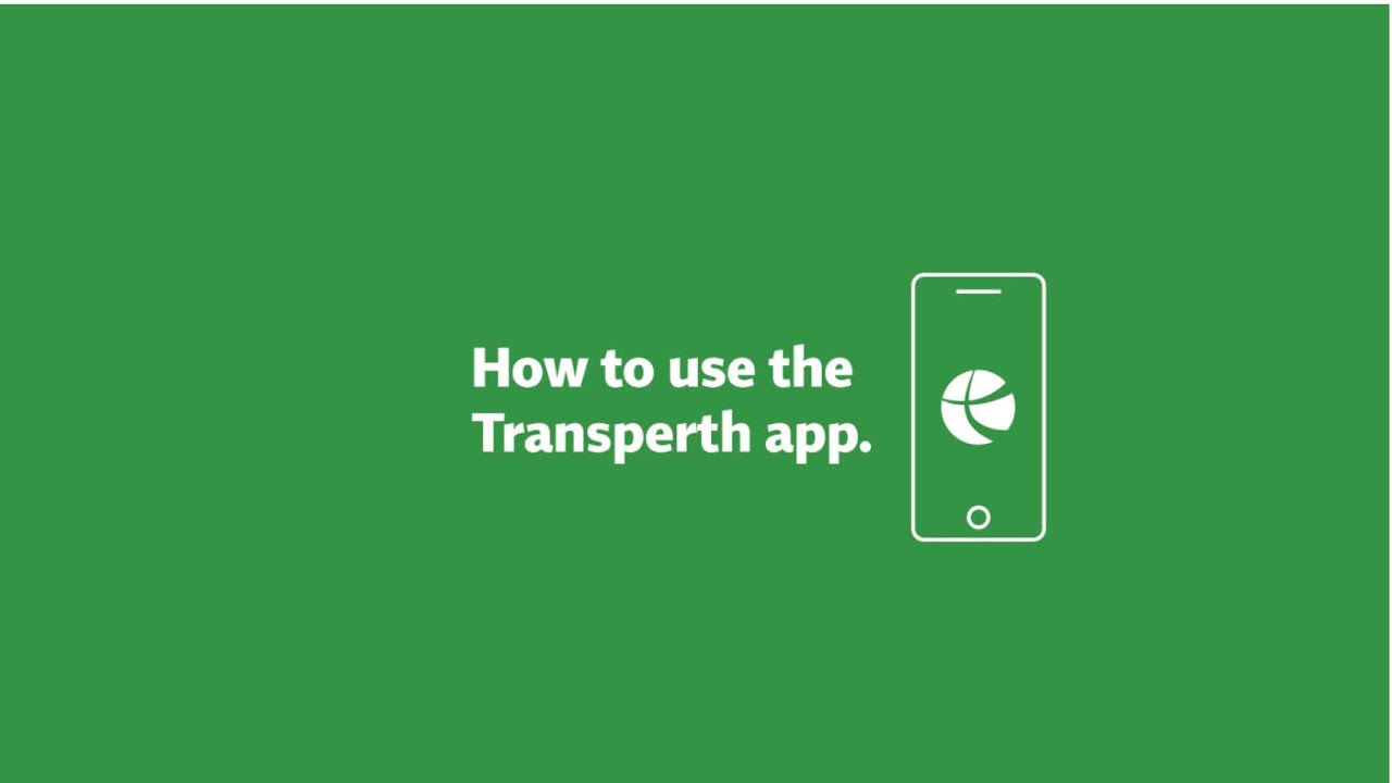 How to use the Transperth app