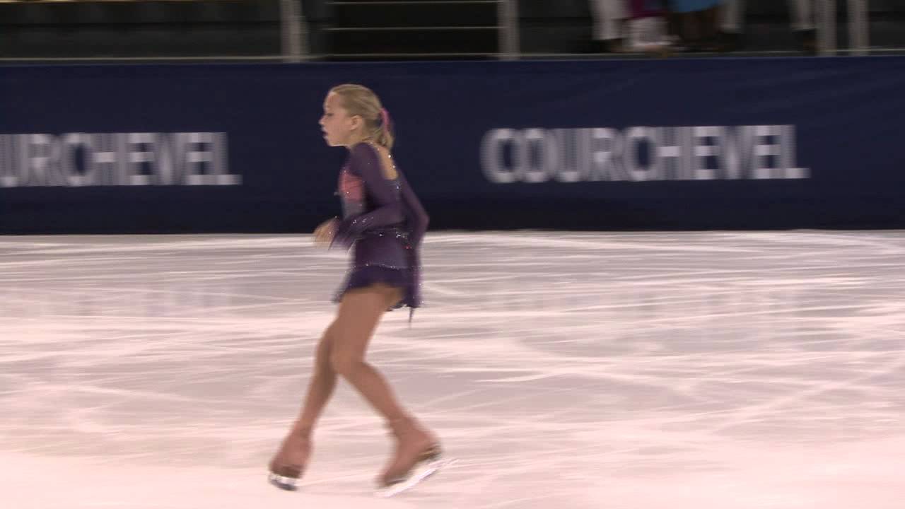 23 Elena RADIONOVA (RUS) - ISU JGP Courchevel Junior Ladies Free Skating