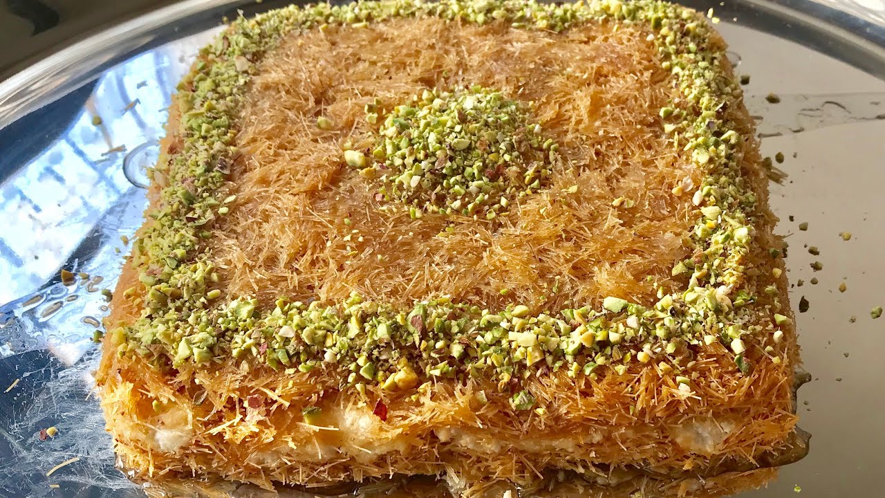 Kunafa recipe/Arabic dessert kunafeh recipe