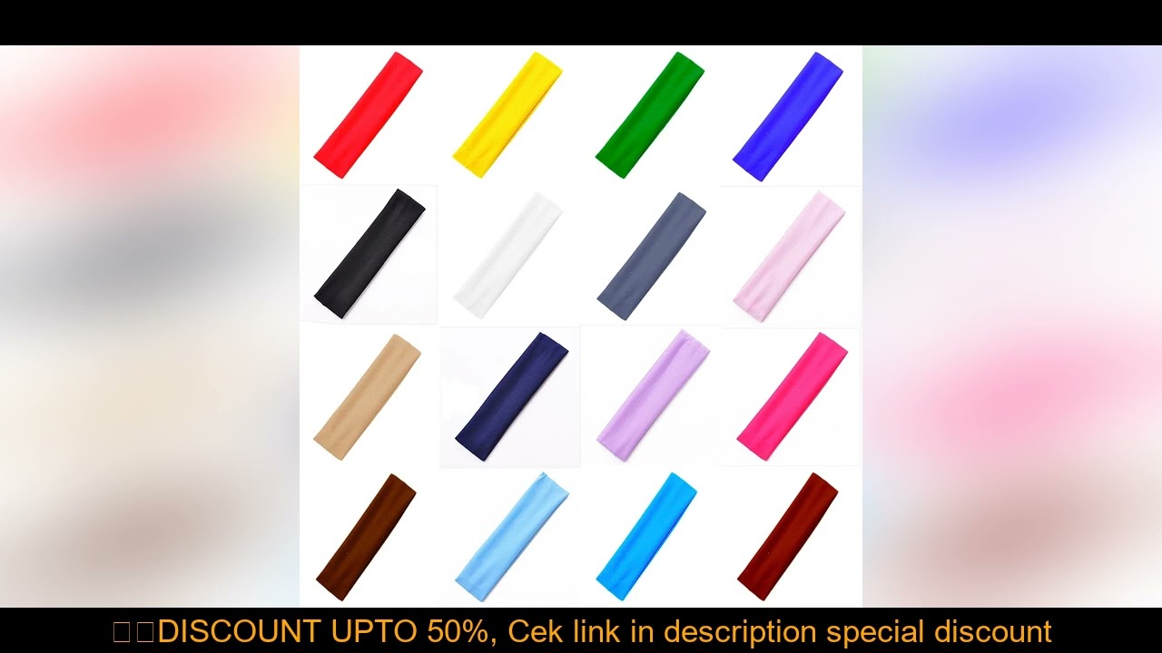 Fashion Sports Headbands For Women Solid Elastic Hair Bands Running Fitness Yoga Hair Bands Stretch