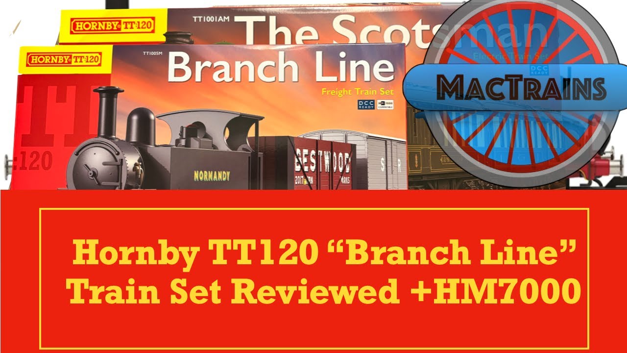Обзор: новый набор поездов Hornby «Branch Line» в TT120, HM7000 и Stay Alive@HornbyModelRailways