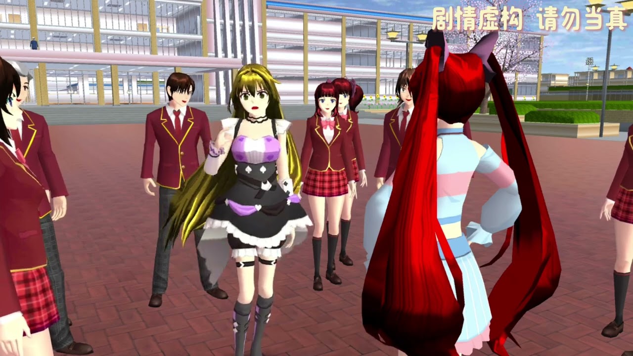 Sakura school simulator櫻花校園模擬器：长发公主#sakuraschoolsimulator #櫻校 #櫻花校園 #櫻花校園模擬器