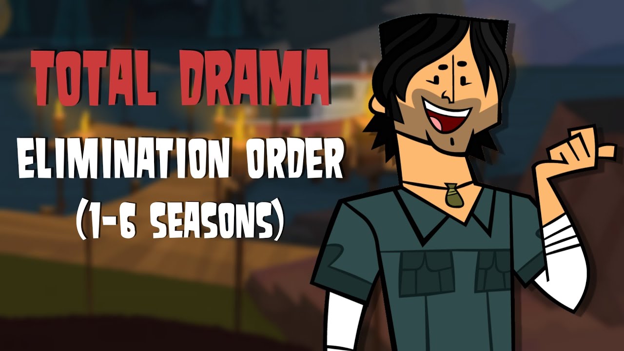 Total Drama Elimination Order (1-6 Seasons)