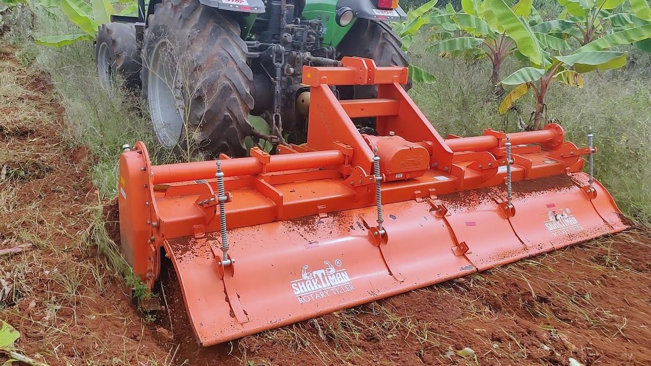 Shaktiman 10 feet Rotary tiller performance| Deutz Fahr Agrolux 80 profiline |Full Features