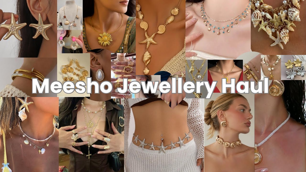 Trendy Meesho Jewellery Haul🌺| Anti Tarnish Jewellery | Dainty Everyday Wear