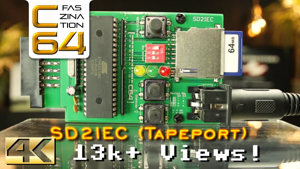 🕹️ SD-Kartenleser als Floppy-Ersatz am Commodore 64: Aufbau und Betrieb 
