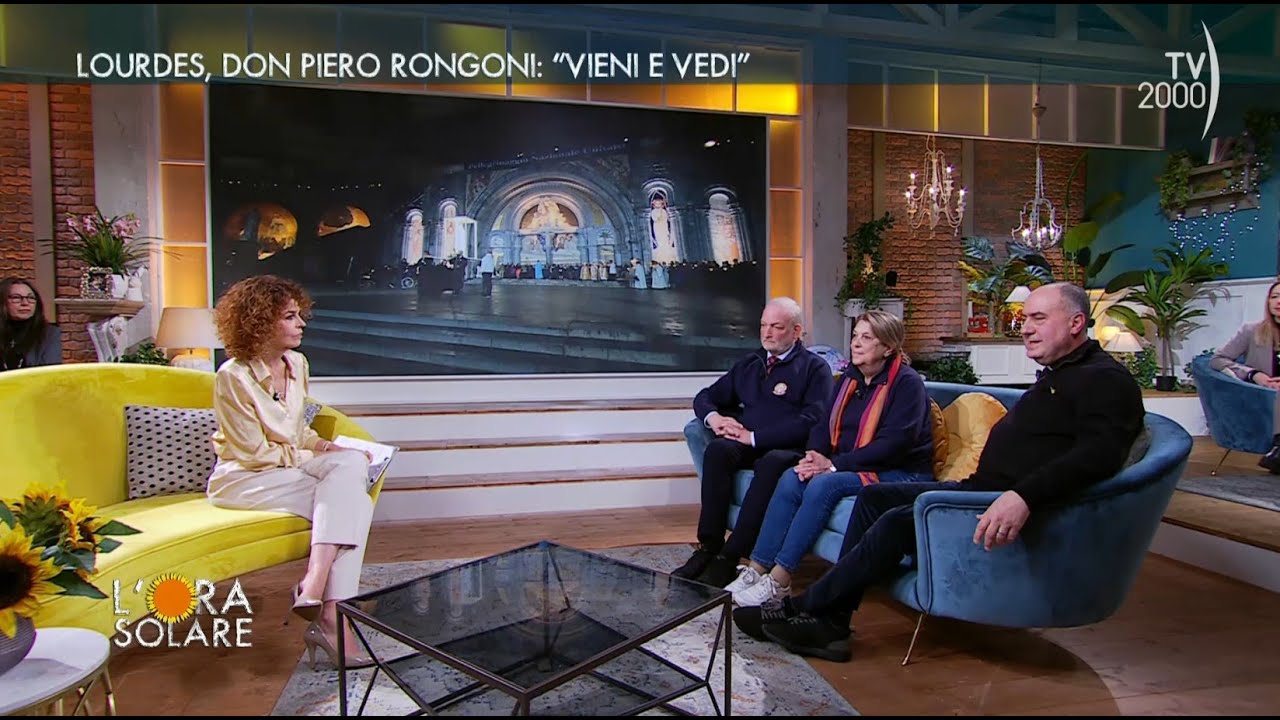 L'Ora Solare (TV2000) Lourdes, don Piero Rongoni: 