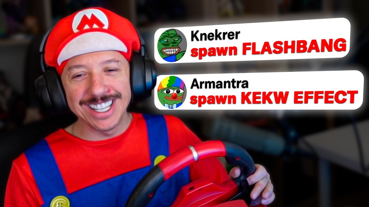 MARIO KART pero el chat CONTROLA mi partida
