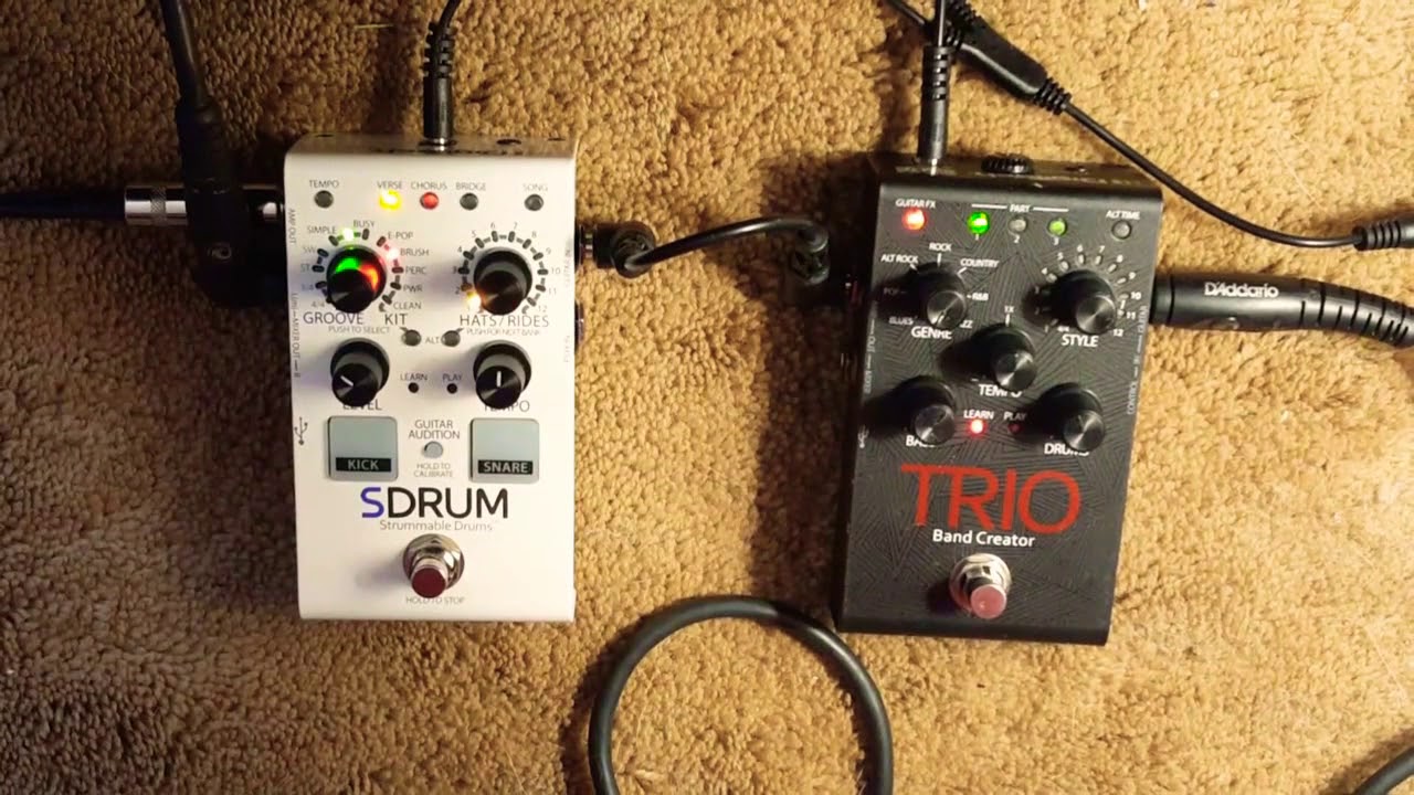 Can Digitech TRIO teach SDRUM?