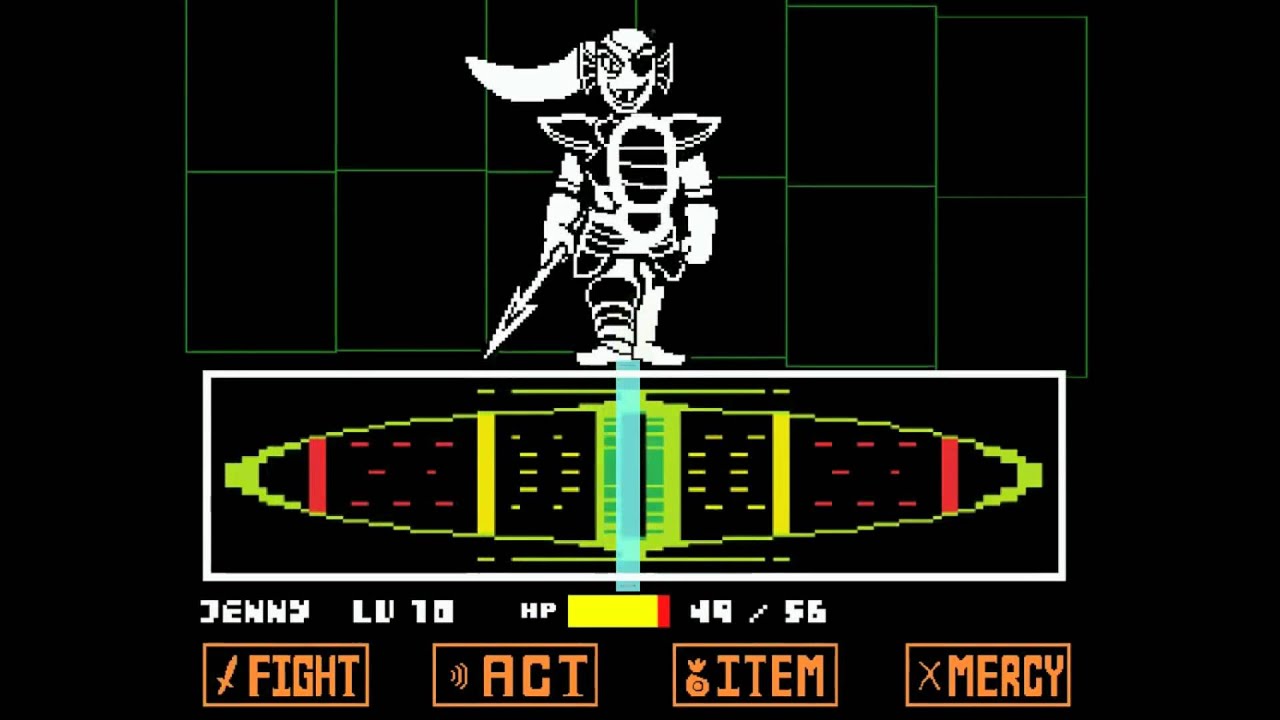 Undertale - Undyne Neutral Fight Death