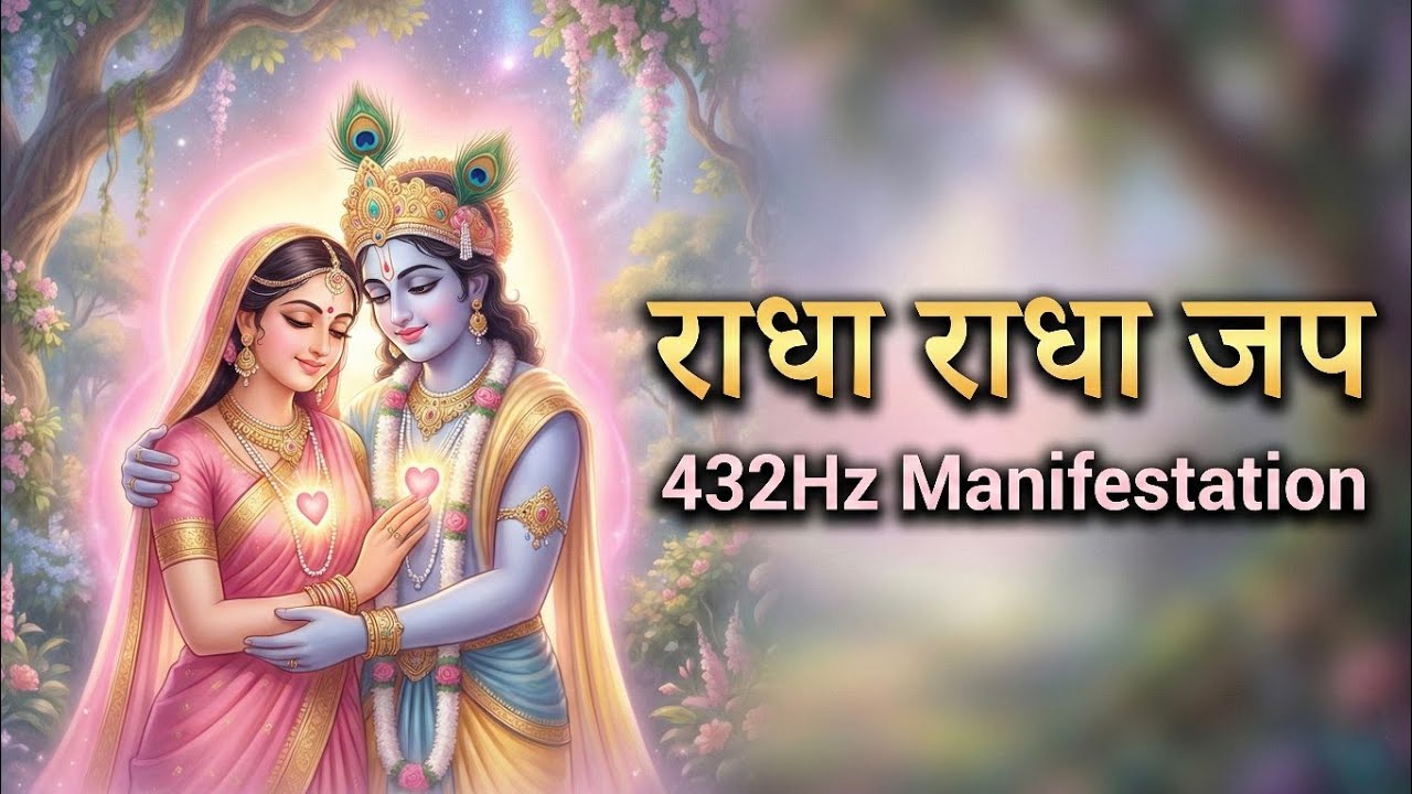 राधा राधा जप | 432Hz Manifestation | प्रेम, शांति और दिव्य ऊर्जा