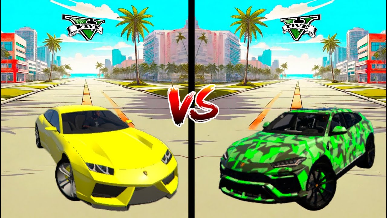 Lamborghini Estoque vs Lamborghini URUS in GTA 5