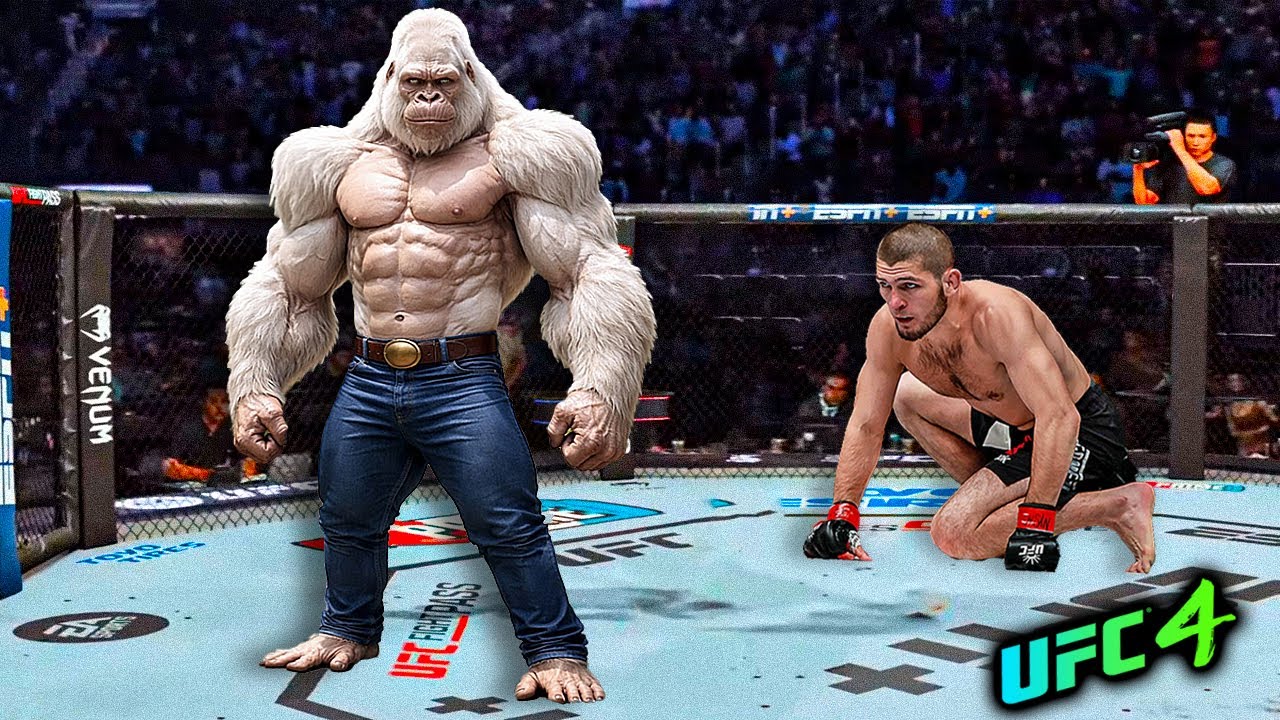 Khabib Nurmagomedov vs. Asparagus Blond (EA sports UFC 4)