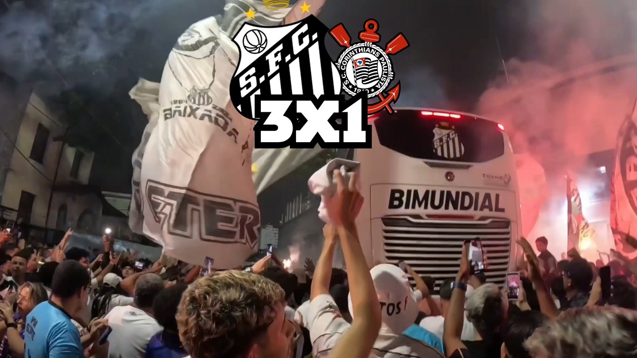 TUDO NORMAL NA VILA BELMIRO | SANTOS 3x1 CORINTHIANS